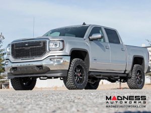 Chevrolet Silverado 1500 w/ Front Knuckles & Lifted Front Struts - 3.5" Lift - Aluminum & Stamped Steel Control Arms